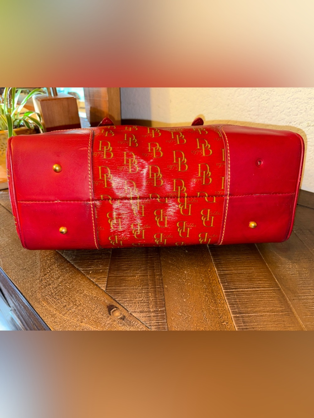Dooney & Bourke Anniversary DB Monogram Large Tote Like New - Picture 8 of 12